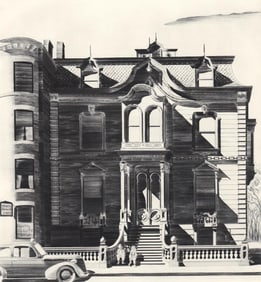 Lawrence Kupferman (American, 1909-1982) Drypoint