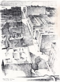 A. (Albert) Locher (German-American) Lithograph