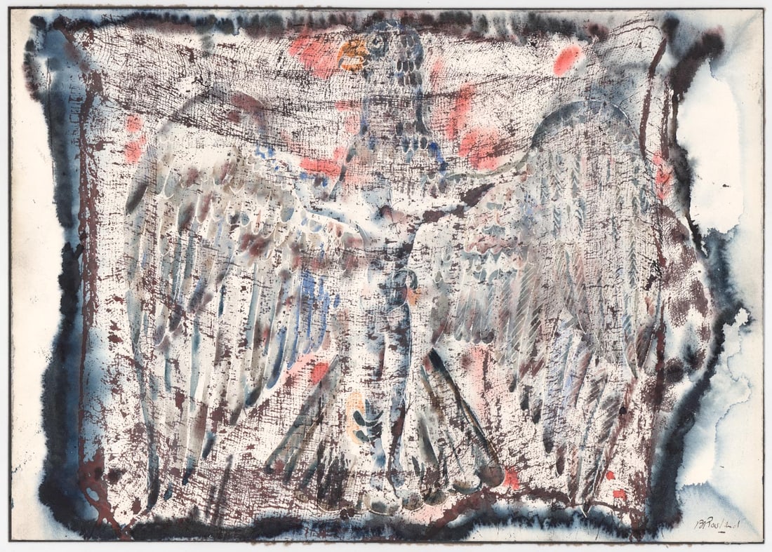 Benjamin Rowland (1904-1972) Original Watercolor (1 of 6)