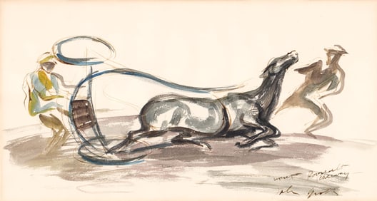 John Groth (New York 1908-1988) Watercolor