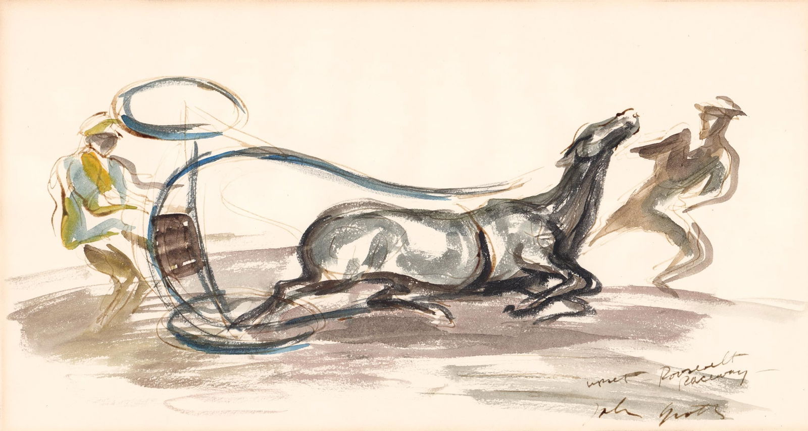 John Groth (New York 1908-1988) Watercolor (1 of 4)