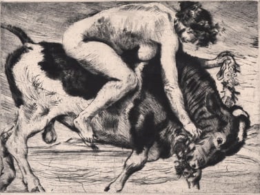 Philipp Franck (Germany, 1860-1944) Signed Etching