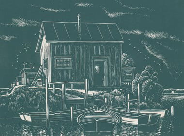 Angelo Valenti Block Print [Catfish Joe's]