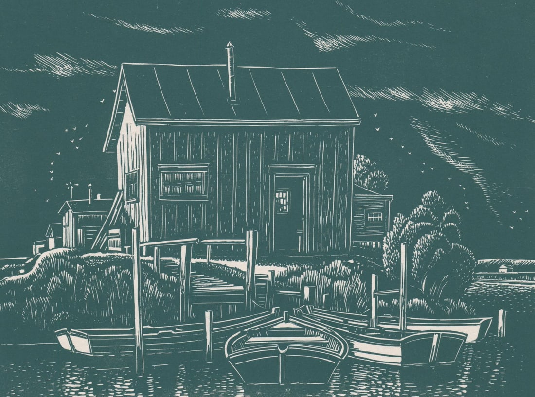 Angelo Valenti Block Print [Catfish Joe's] (1 of 5)