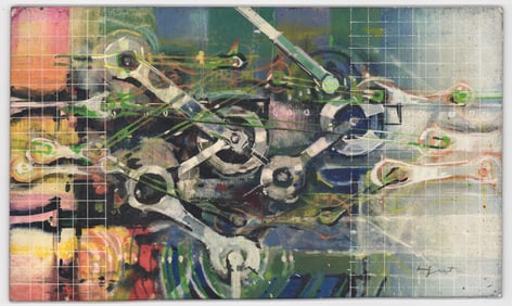 Herbert Gute (1907-1977) Liquitex/Board