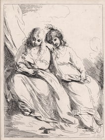 Very Rare 1783 Benjamin West (1738-1820) Etching