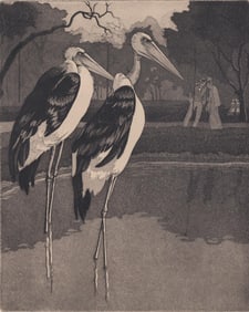 William Sharp Etching Aquatint Maribou