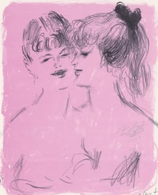 Marcel Vertes S/N Lithograph [Sisters]