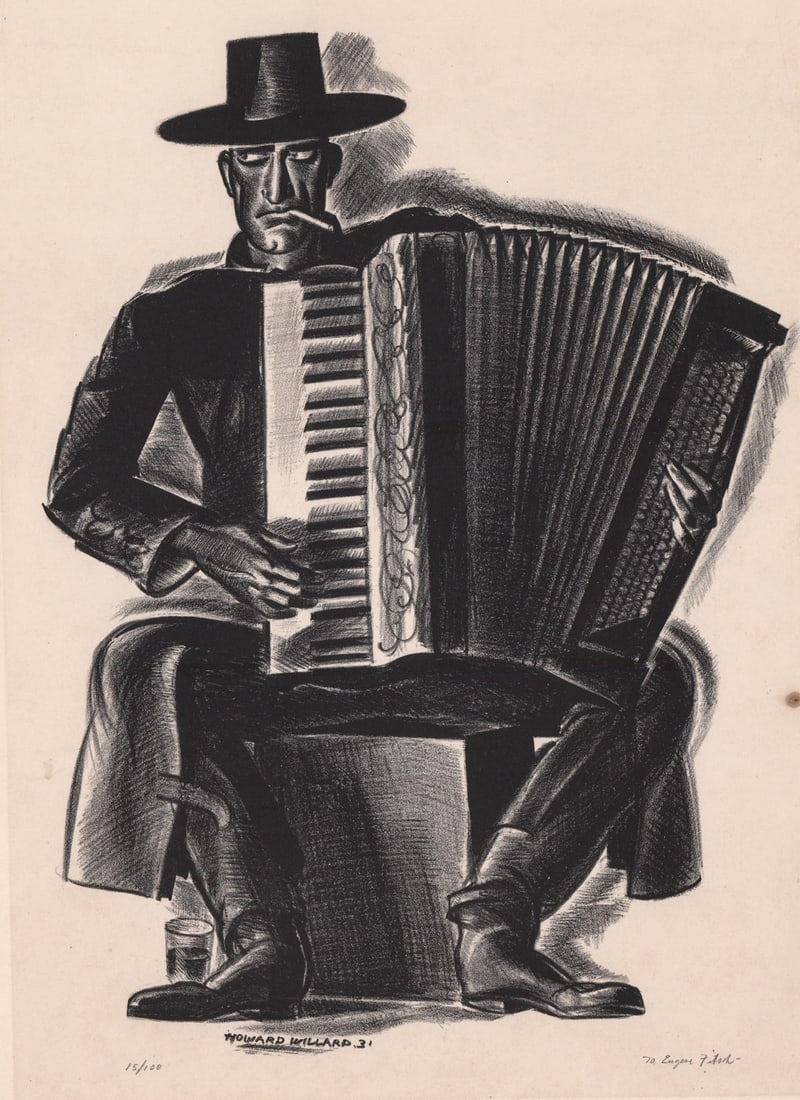 Howard Willard. Eugene Camille Fitsch Signed (1 of 5)