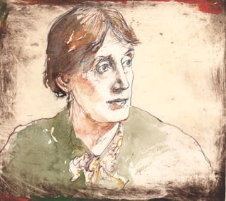 Jack Coughlin Etching & Aquatint [Virginia Woolf]