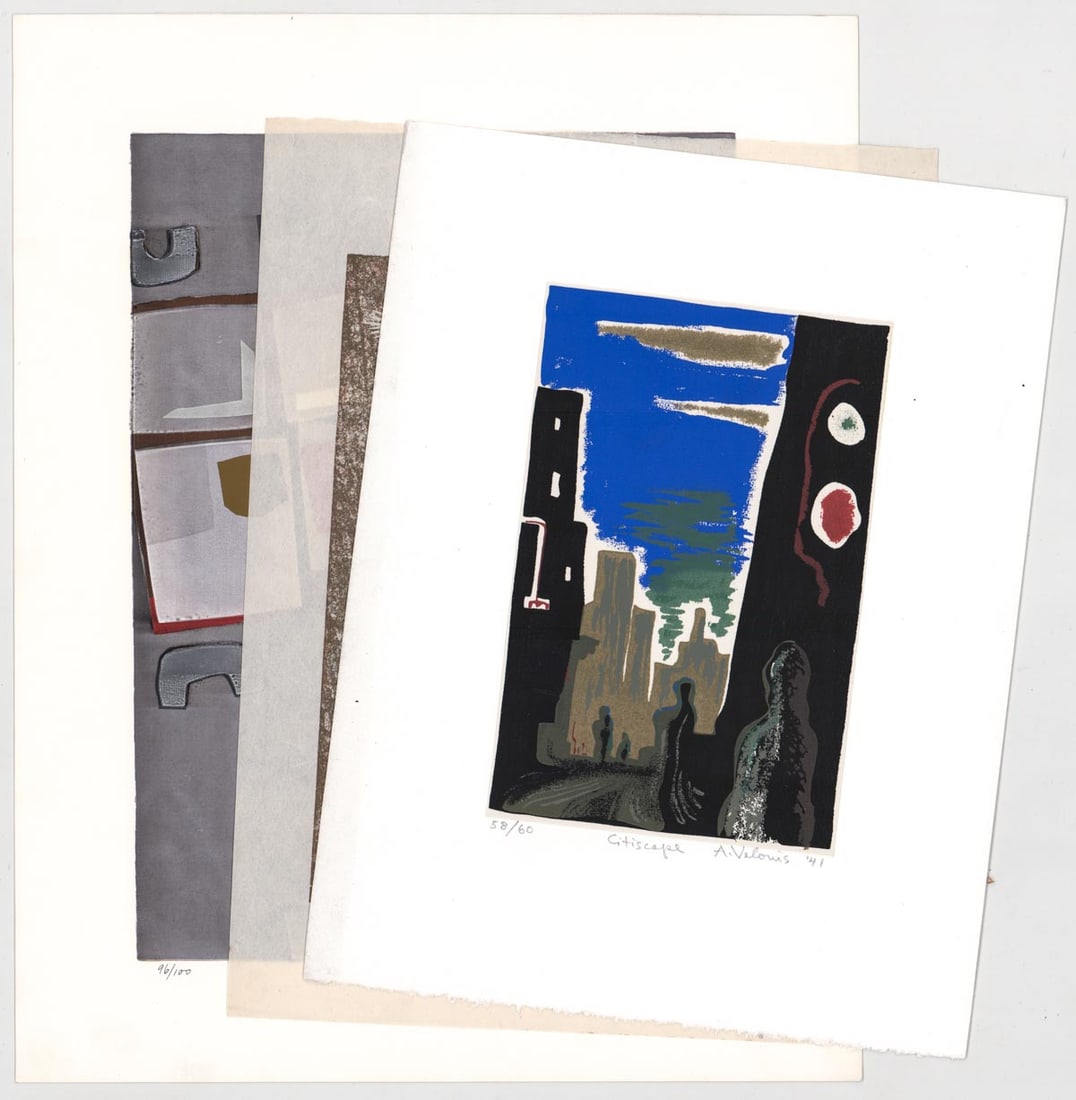 Mid-Century Artwork (Three Works) (1 of 7)