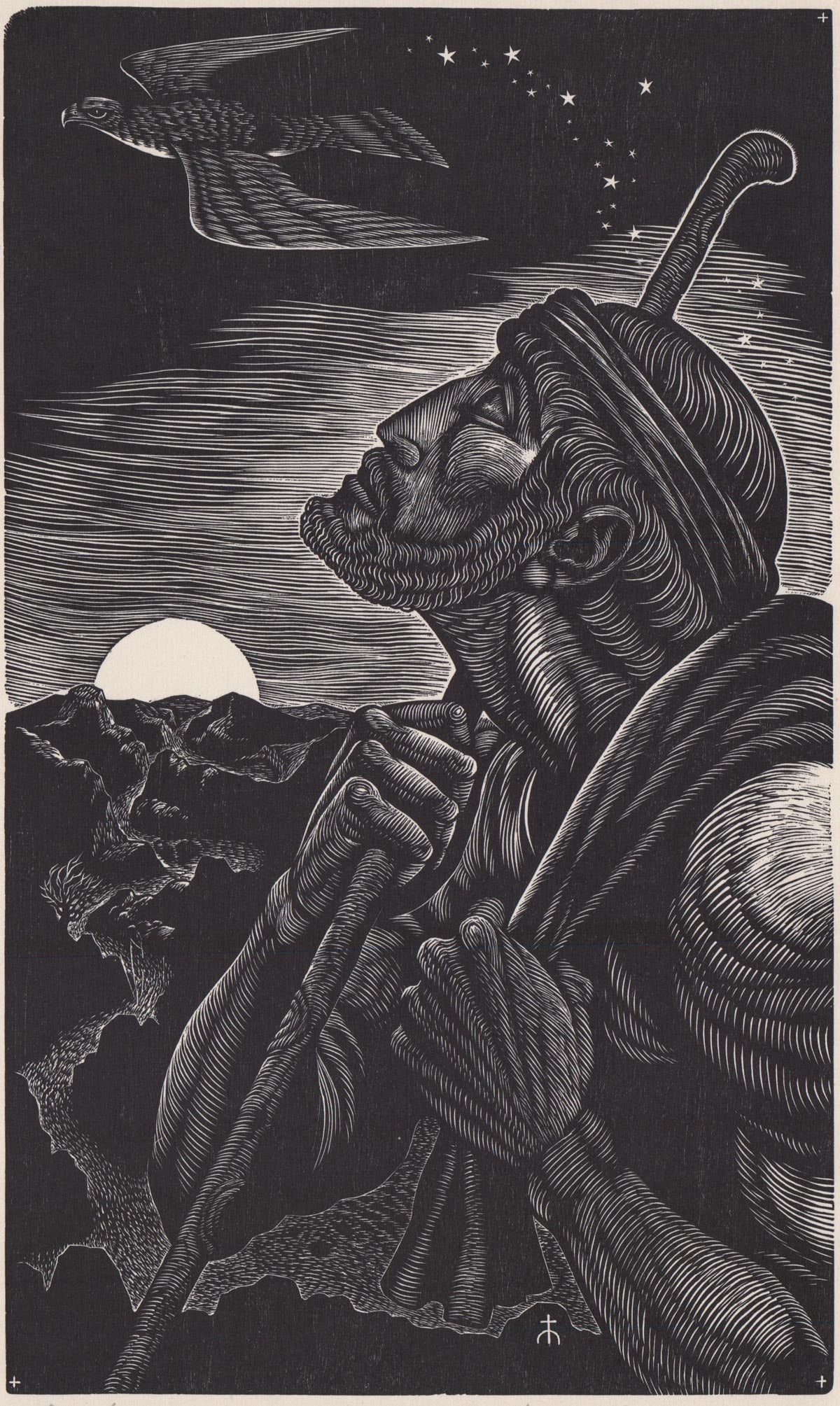 Fritz Eichenberg Artist's Proof Wood Engraving (1 of 4)