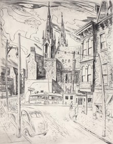 Lawrence Kupferman Drypoint