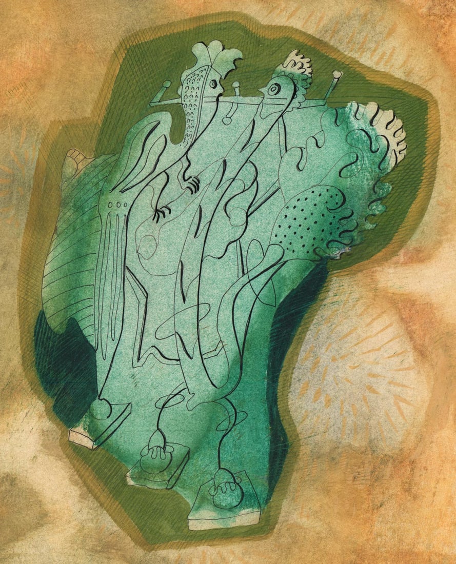 Bruno Capacci (France) Original Mixed Media (1 of 4)