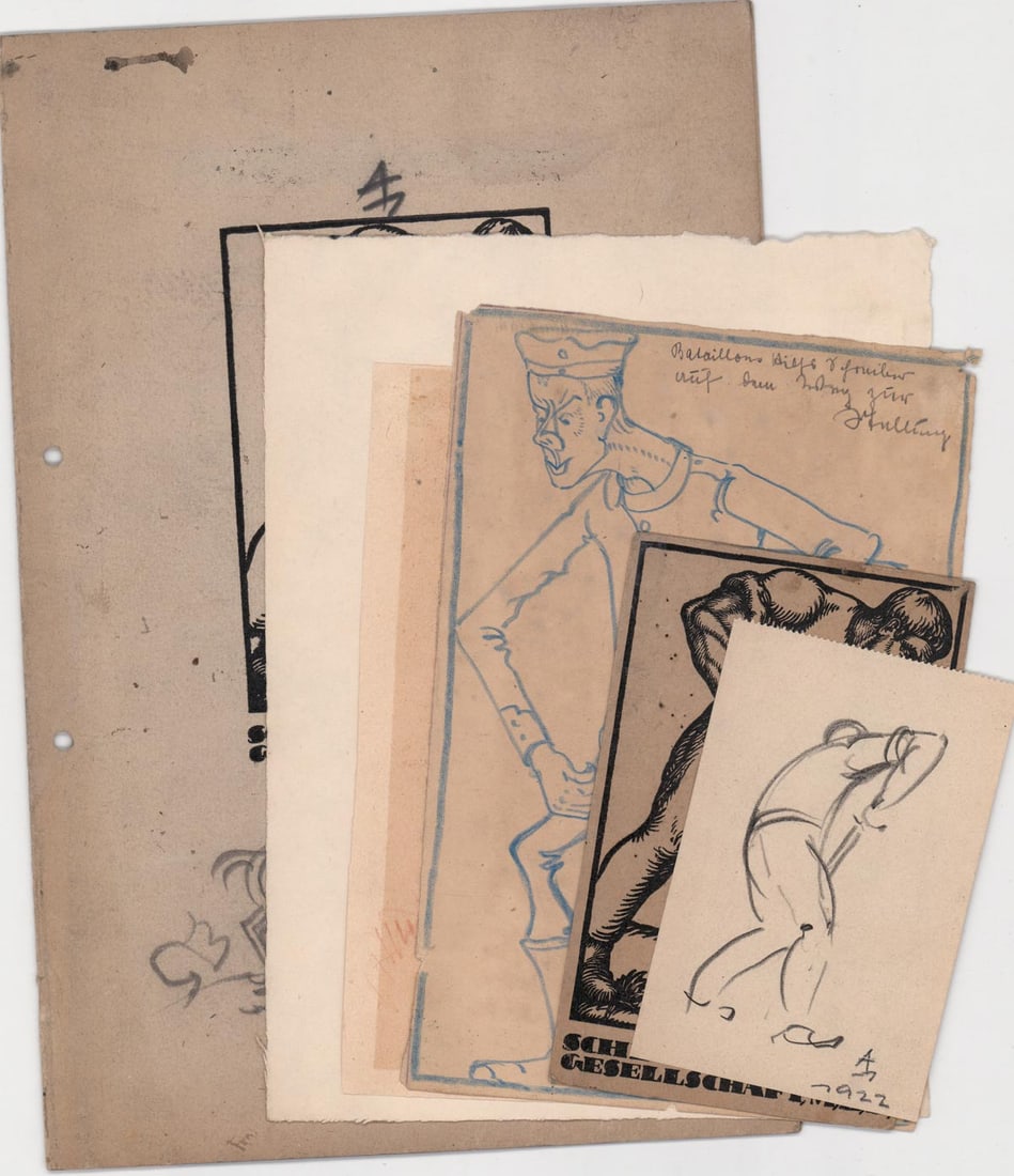 A. Locher (German/American) Six Works (1 of 7)