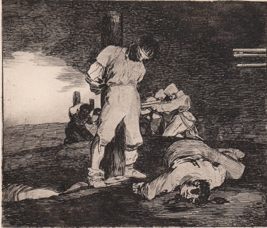 Francisco Jose De Goya Y Lucientes Etching (1 of 4)