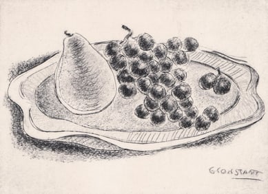 George Constant Signed 1947 Drypoint