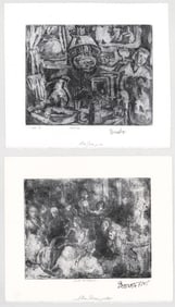 Theresa Ferber Bernstein (2) Signed Etchings