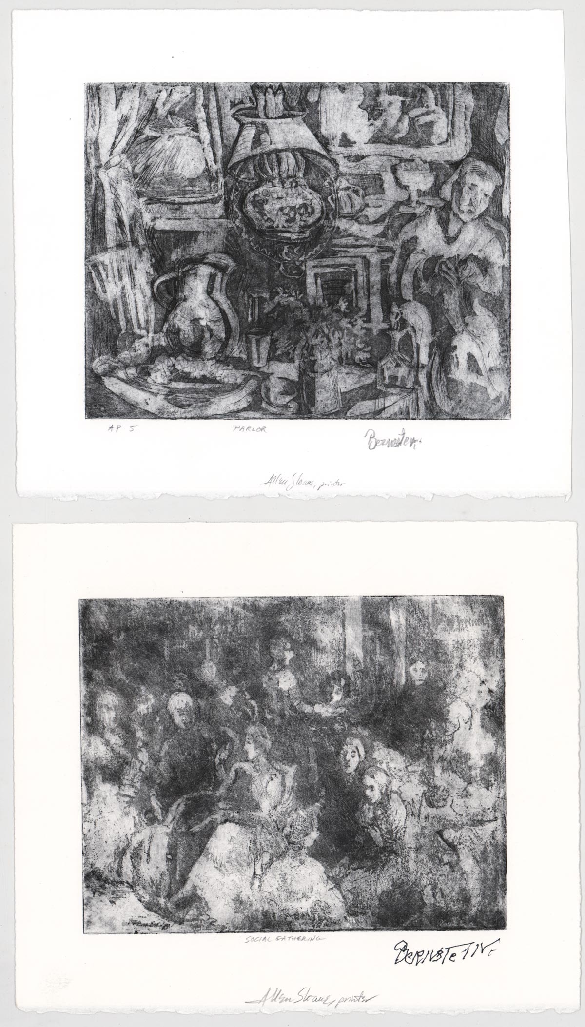 Theresa Ferber Bernstein (2) Signed Etchings (1 of 9)