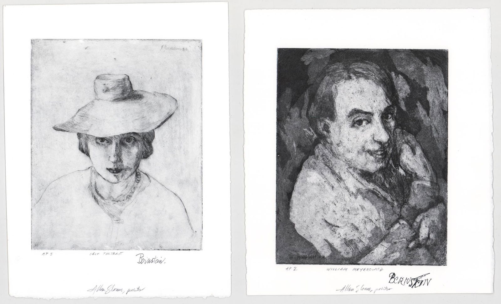 Theresa Ferber Bernstein (2) Signed Etchings [AP] (1 of 7)