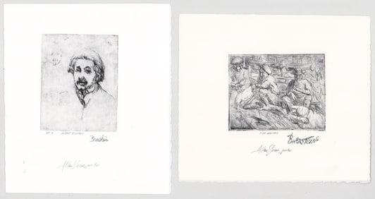 Theresa Ferber Bernstein (2) Signed Etchings