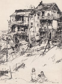 John Winkler Signed Etching [Telegraph Hill]