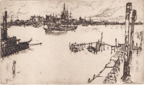 John Winkler Signed Etching [Views Oakland]