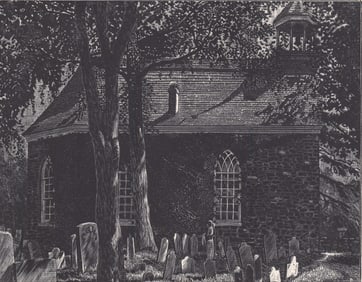 Charles Pont Wood Engraving [Tarrytown]