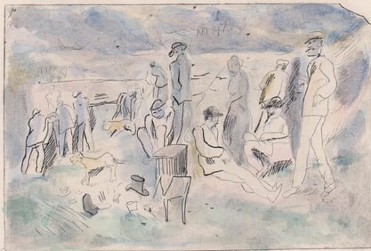 Rudolph Grossman Etching with Aquatint [People]