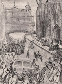 Rudolph Grossmann Signed Etching