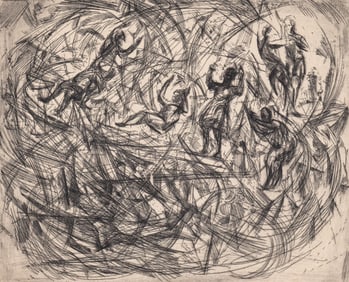 William Meyerowitz Signed Etching