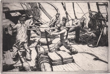 Charles Pont Etching [Heave Hearty!]