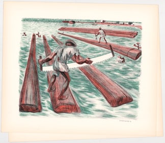 Alfredo Zalce & Pablo Higgins Signed Lithographs