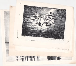 Charles Pont Lithographs (4)