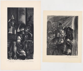 Fritz Eichenberg Wood Engravings (2)
