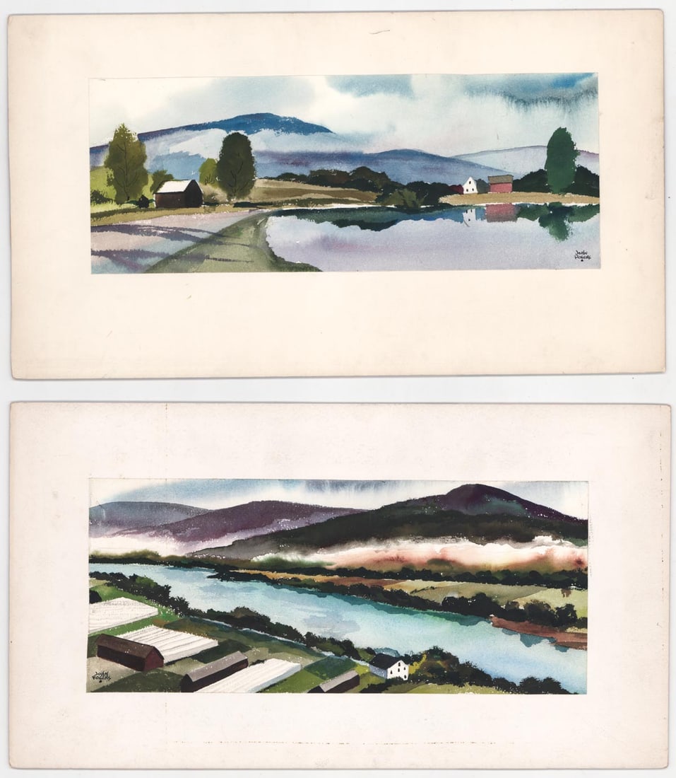 John Rogers (New York, 1906-1985) Two Originals (1 of 9)