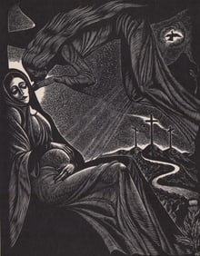 Fritz Eichenberg Artist's Proof Engraving