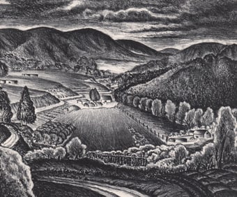 Mary Lightfoot, Hondo Valley, lithograph