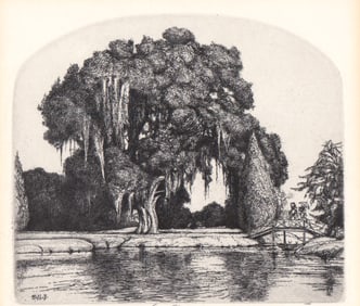 Ernest Haskell Signed Etching