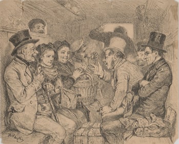 Benjamin (The Elder) Vautier Pencil/Paper