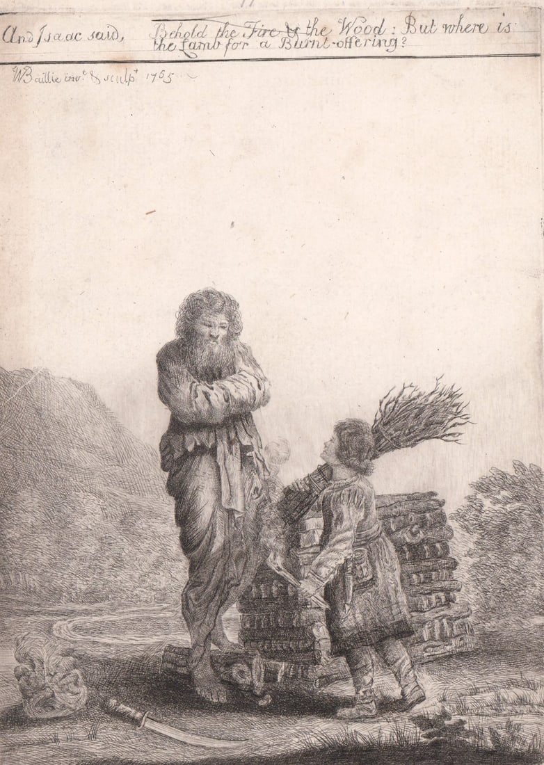 Captain William Baillie, Irish Printmaker. 1765: Captain William Baillie (1723-1810), Irish Printmaker. 1765 engraving. Measures 173 x 127 mm plate size. On laid paper. Very good condition. Unframed, loose and not glued or mounted. Provenance: Estat