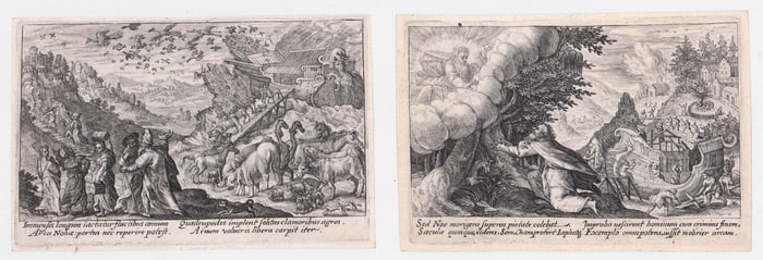 Crispin de Passe the Elder Noah's Ark Engravings
