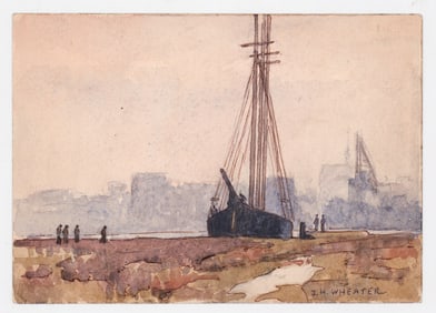 Joseph Harry Wheater (Massachusetts) Watercolor