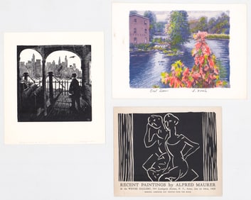 Three Wood Engravings, Woodcuts