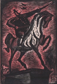 Irving Amen Artist's Proof Woodcut [Forward]