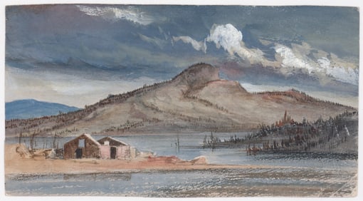 Stephen Maxfield Parrish Attributed Watercolor