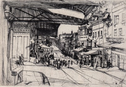 John Winkler (California) Signed Etching