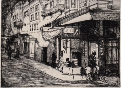 John Winkler (California) Signed Etching