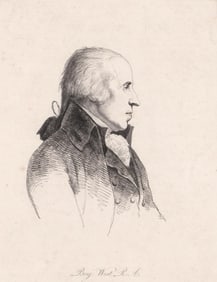 Benjamin West by William Daniell After Geo. Dance