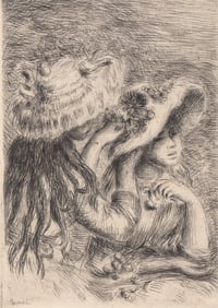 Pierre Auguste Renoir Etching and Drypoint